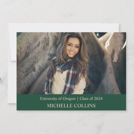 Invitation de finition d'or élégant (Dos)