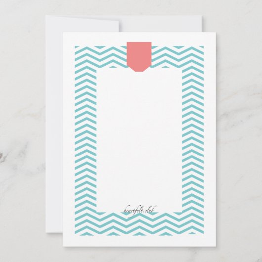 Invitation de Flamants roses d'écarlate (Dos)