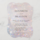 Invitation de flamme de Parties scintillant de Bok (Devant / Derrière)