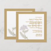 Invitation de Flaxen Square (Devant / Derrière)