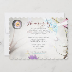 Invitation de fleur