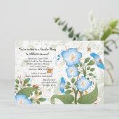 Invitation de fleur de gloire du matin (Debout devant)