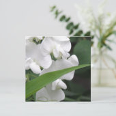 Invitation de fleur de pois doux (Debout devant)