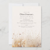 Invitation de Fleur sauvage d'été (Devant)