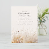 Invitation de Fleur sauvage d'été (Debout devant)