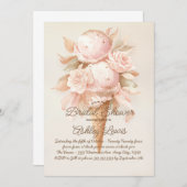 Invitation de fleurs de cône de glace, douche bohè (Devant / Derrière)