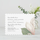 Invitation de fleurs de Magnolia (Debout devant)