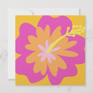 Invitation de fleurs d'Hibiscus