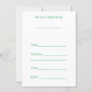 Invitation de fleurs jaunes pour toute occasion