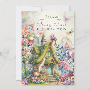 Invitation de Flower Fairy Forest Fairy