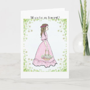 invitation de flowergirl