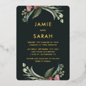 Invitation de Foil Gum Blossom (Recto)