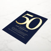 Invitation de Foil pour le 50e anniversaire de la  (Rotation)