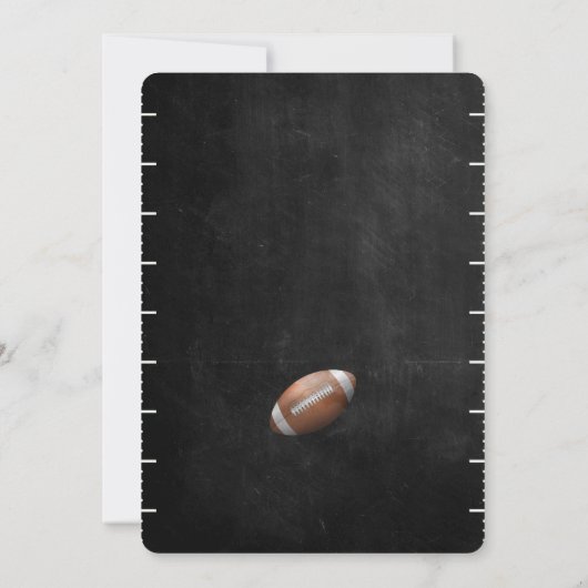 Invitation de football (Dos)