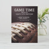 Invitation de football Game Time (Debout devant)