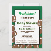 Invitation de football modifiable (Devant)