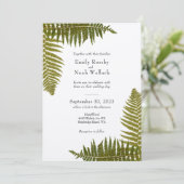 Invitation de fougères des bois (Debout devant)