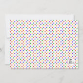 Invitation de fournitures de peinture (Dos)