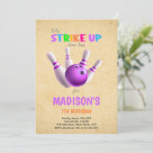 Invitation de Frappe modifiable pour garçons ou fi (Debout devant)