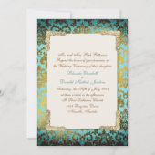 Invitation de French Mariage damassé (Devant)