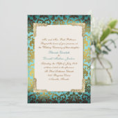 Invitation de French Mariage damassé (Debout devant)