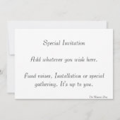 Invitation de FRÈRES (Dos)