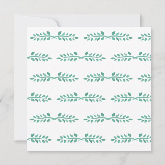 Invitation de frontière de citron (Dos)