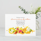 Invitation de fruits coupés (Debout devant)