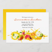 Invitation de fruits coupés (Devant / Derrière)