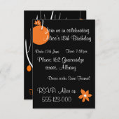 Invitation de fruits d'été (Devant / Derrière)