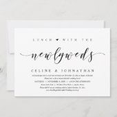 Invitation de fuite amoureuse et déjeuner avec les (Devant)