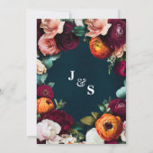 Invitation de fuite amoureuse Wine Nothing Fancy J (Dos)