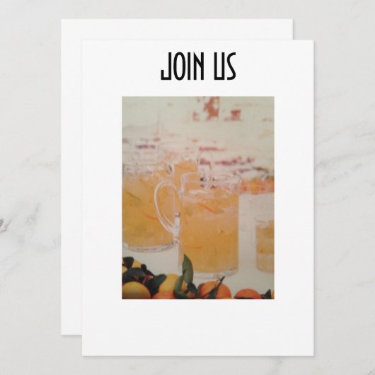 INVITATION DE FUN HEIN D'ÉTÉ (Devant / Derrière)