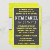 Invitation de Fuzzies de Tennis (Devant / Derrière)