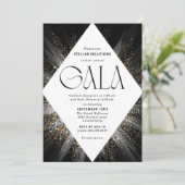 Invitation de gala Black Tie Sparkle (Debout devant)