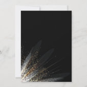 Invitation de gala Black Tie Sparkle (Dos)
