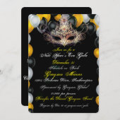 Invitation de gala de réveillon de la Saint (Devant / Derrière)