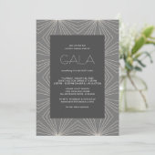 Invitation de gala géométrique moderne (Debout devant)