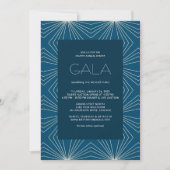 Invitation de gala géométrique moderne (Devant)
