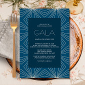 Invitation de gala géométrique moderne