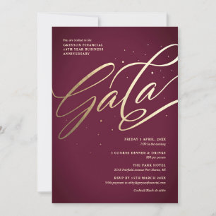 Invitation de Gala moderne