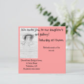 Invitation de galerie d'art (Debout devant)