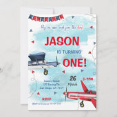 Invitation de garçon d'avion (Devant)