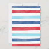 Invitation de garçon d'avion (Dos)