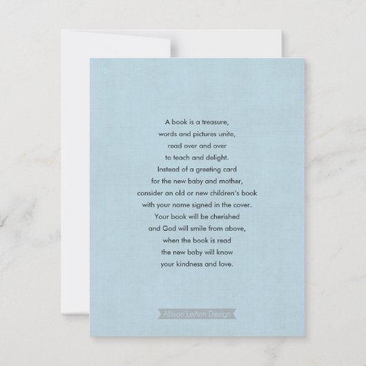 Invitation de garçon de baby shower de teckel (Dos)