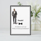 Invitation de garçon d'honneur de mariage (Debout devant)