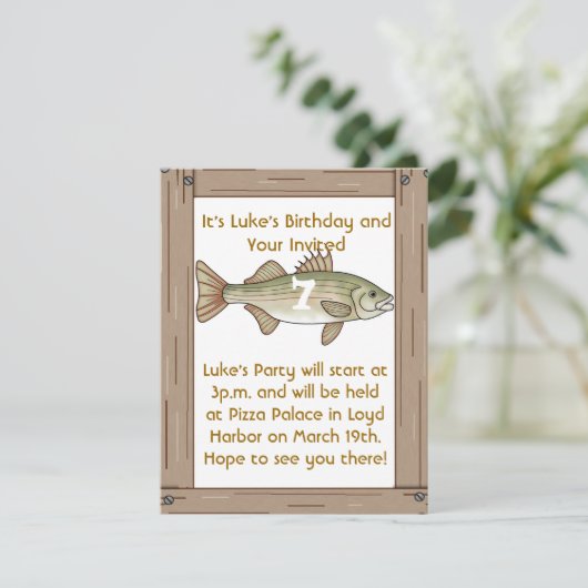 Invitation de garçons de fête d'anniversaire de (Debout devant)