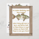 Invitation de garçons de fête d'anniversaire de (Devant / Derrière)