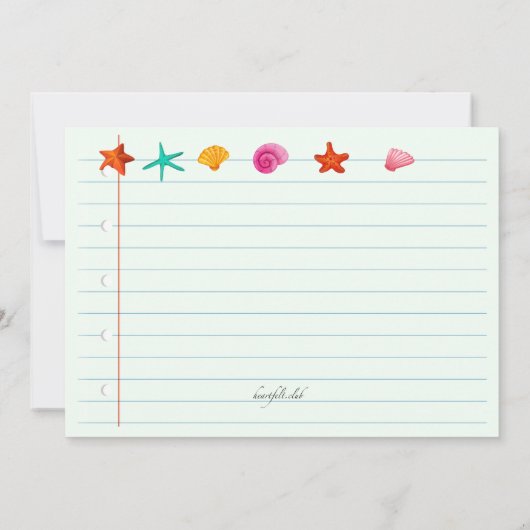 Invitation de garçons d'été (Dos)