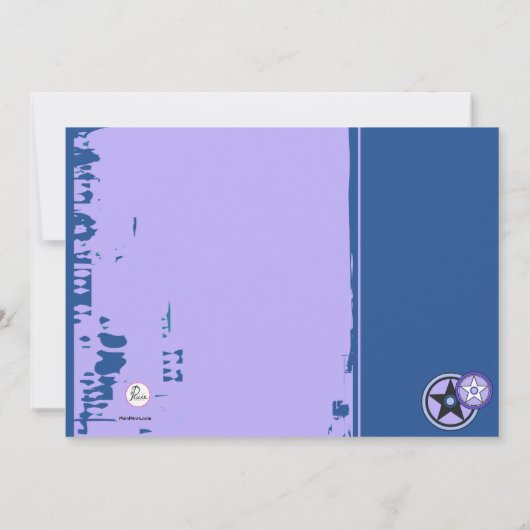 Invitation de garçons Hip hop (Dos)